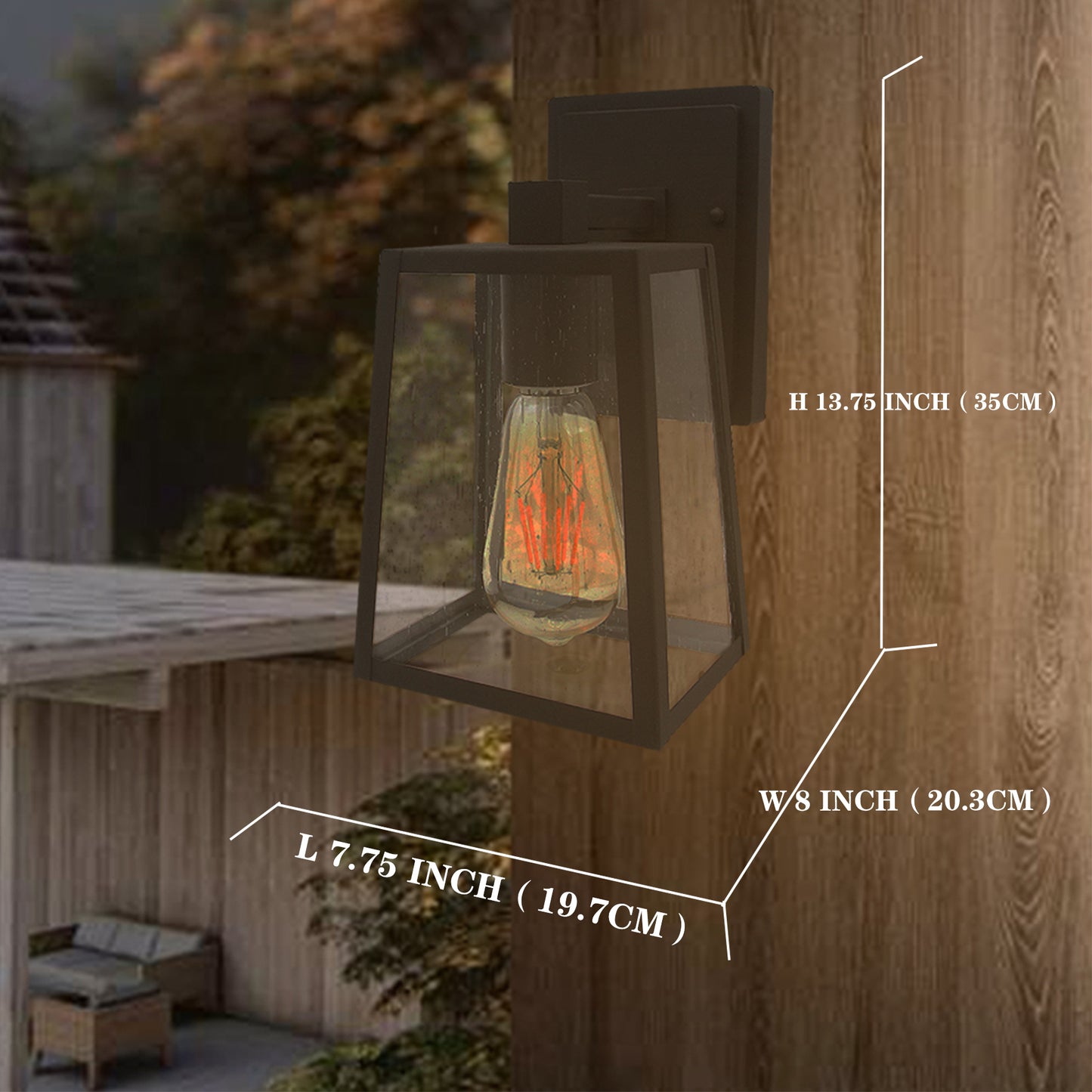 Black Outdoor Wall Lights